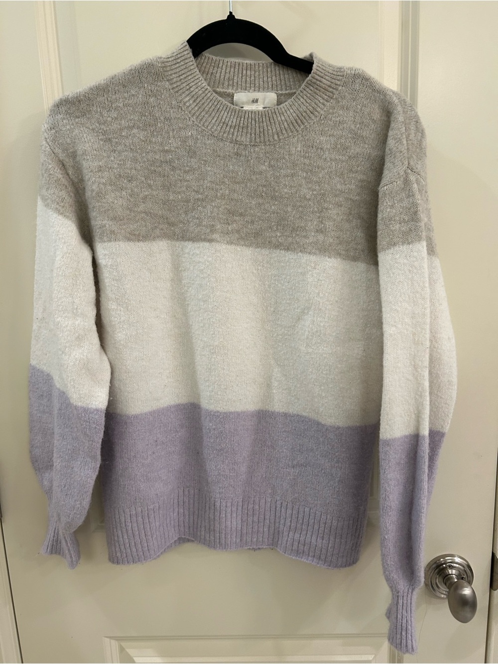 H&M XS Ribbed Crewneck Sweater